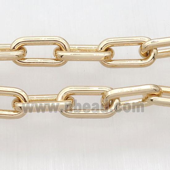 Alloy Chain, lt.gold plated