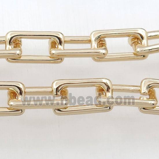 Alloy Chain, lt.gold plated