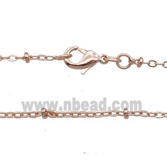 Copper Necklace Chain Unfaded Rose Gold