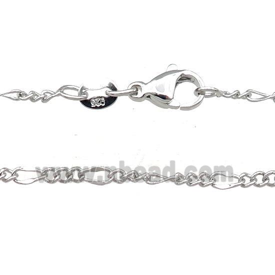 Copper Necklace Chain Unfaded Platinum Plated