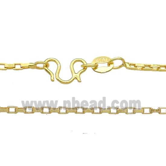 Copper Necklace Chain Unfaded Gold Plated