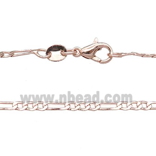 Copper Necklace Chain Unfaded Rose Gold