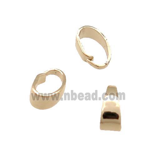 Copper Bail Unfaded Light Gold Plated