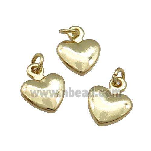 Copper Heart Pendant Unfade 18K Gold Plated