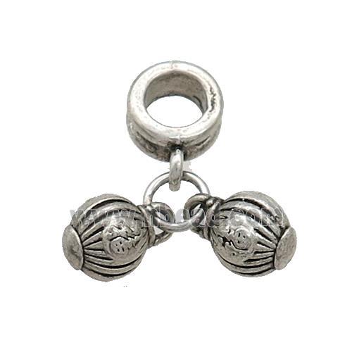 Tibetan Style Zinc Chrams Pendant Antique Silver