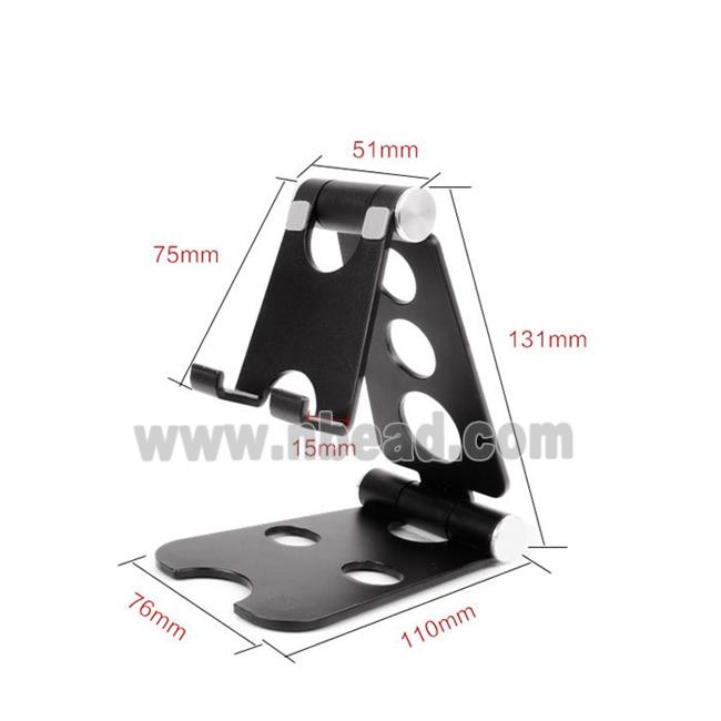 Adjustable Cell Phone Stand, Aluminum, Portable Desktop Phone Holder Dock, rose gold