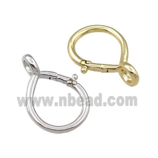 copper lobster clasp, mixed