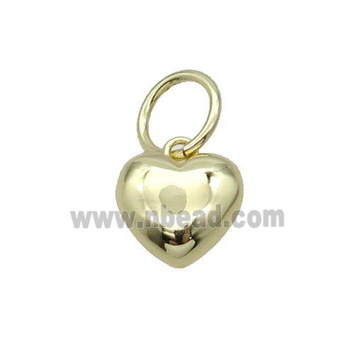 Copper Heart Pendant Gold Plated