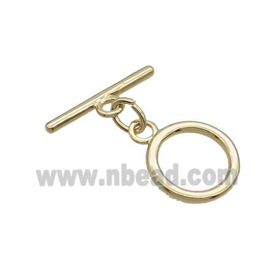 Copper Toggle Clasp Unfade 18K Gold Plated