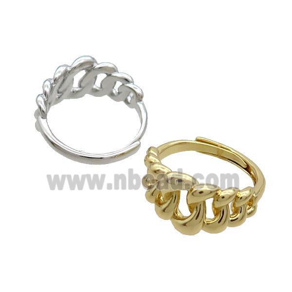 Copper Ring Adjustable Mixed