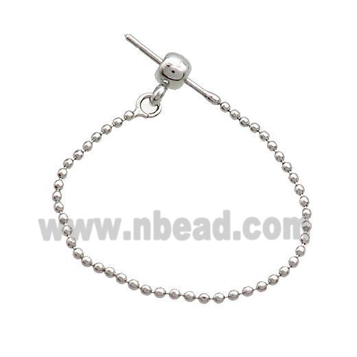 Copper Wire Earrings Platinum Plated