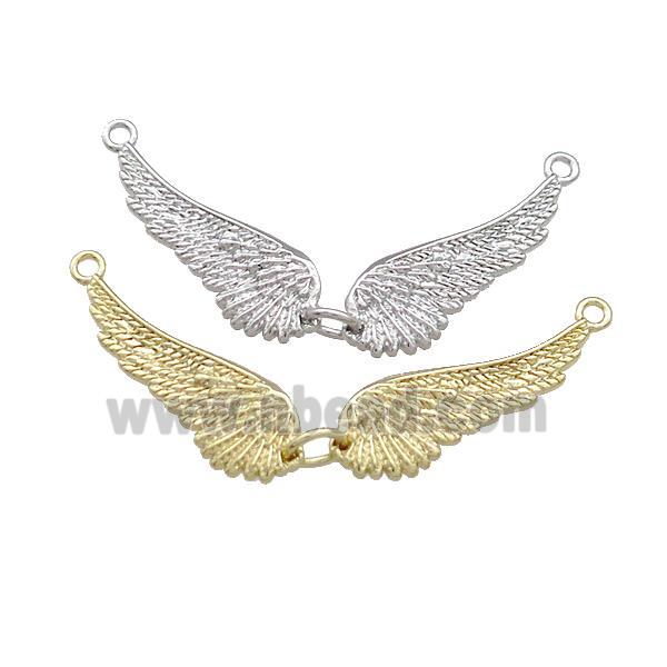 Copper Angel Wings 2loops Mixed
