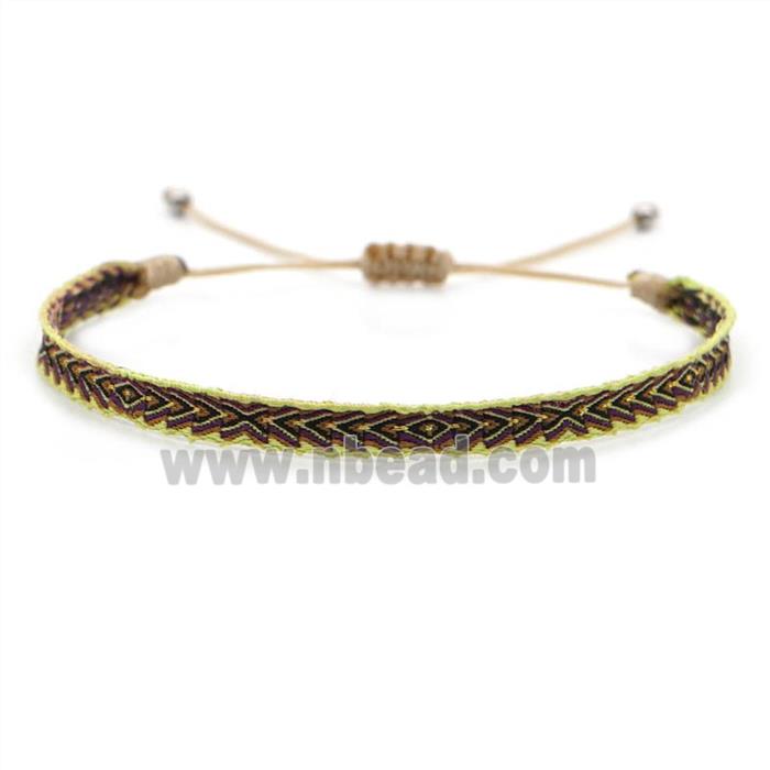 nepal style Handmade braid Bracelet, adjustable