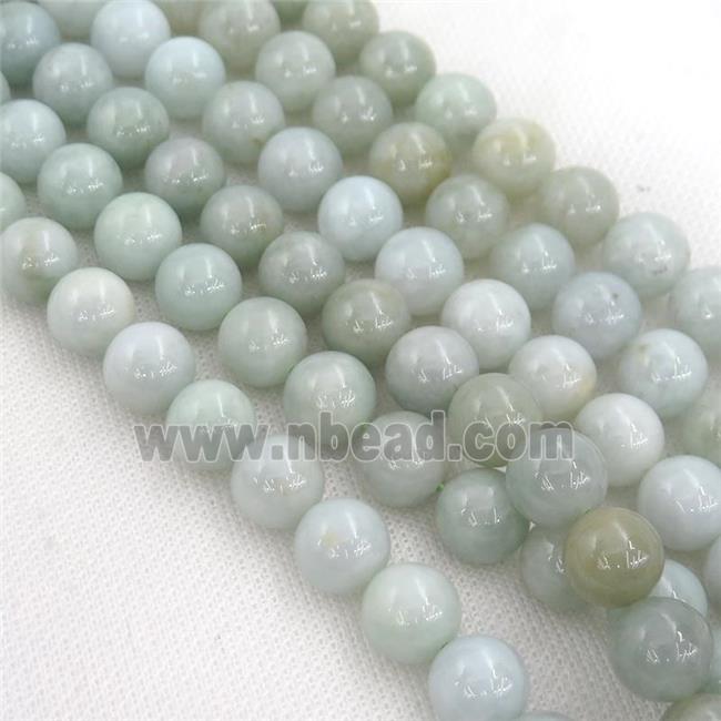 Burmese Chrysoprase Beads, round