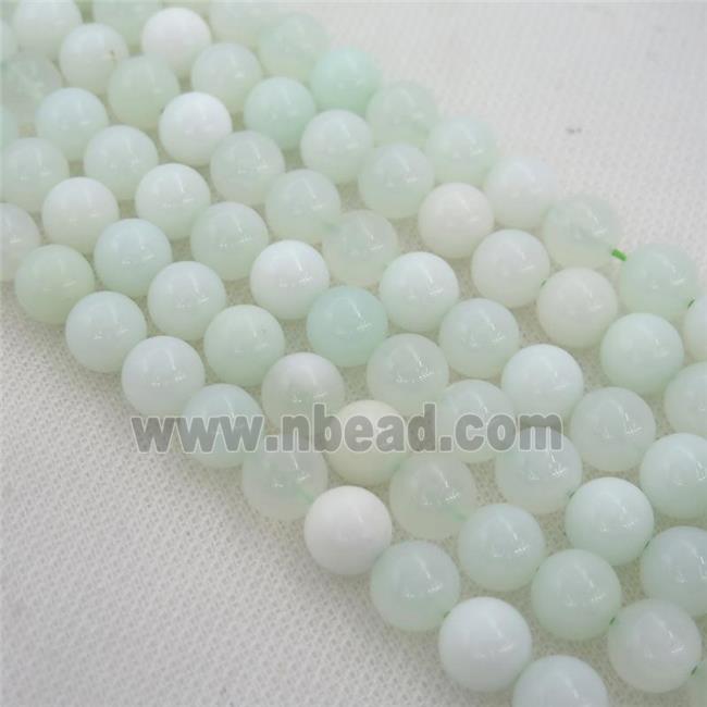 green Opal Beads, round
