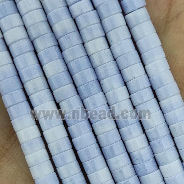 Blue Dye Jade Heishi Beads