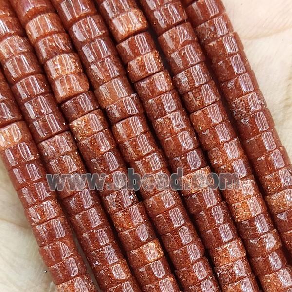 Golden Sandstone Heishi Beads