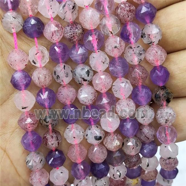 Mix Gemstone Beads Cut Round