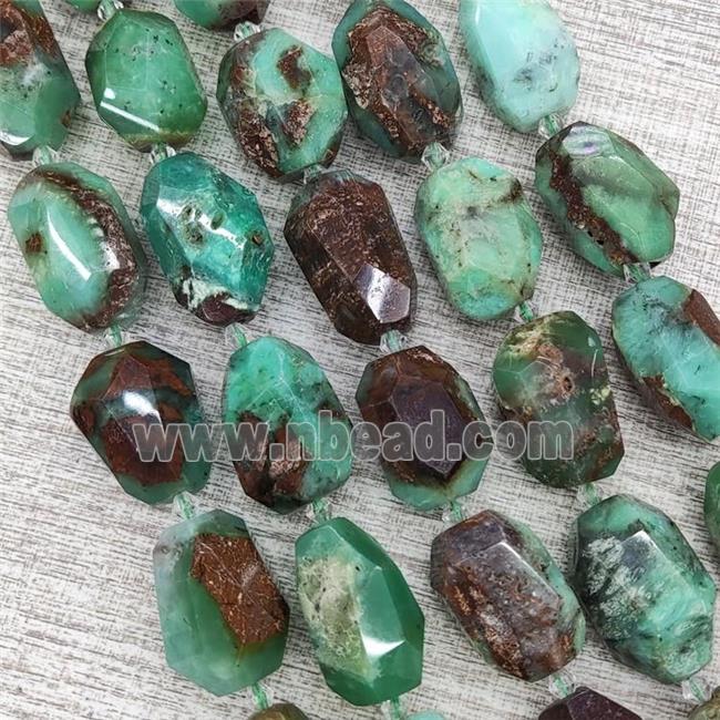 Natural Australian Chrysoprase Nugget Beads Freeform Green A-Grade