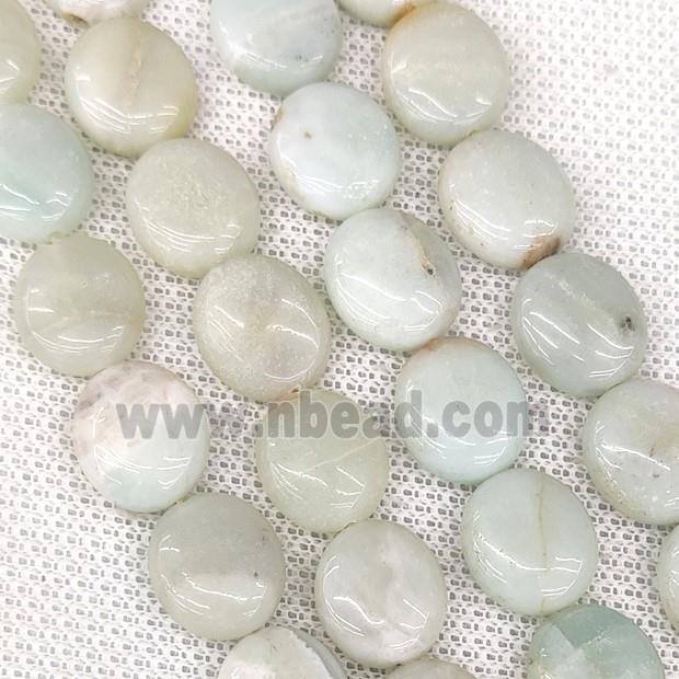 Blue Amazonite Oval Beads