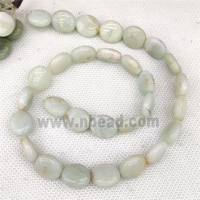 Blue Amazonite Oval Beads