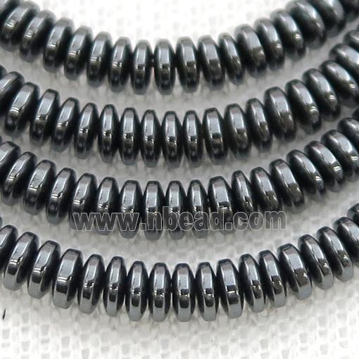 black Hematite heishi beads