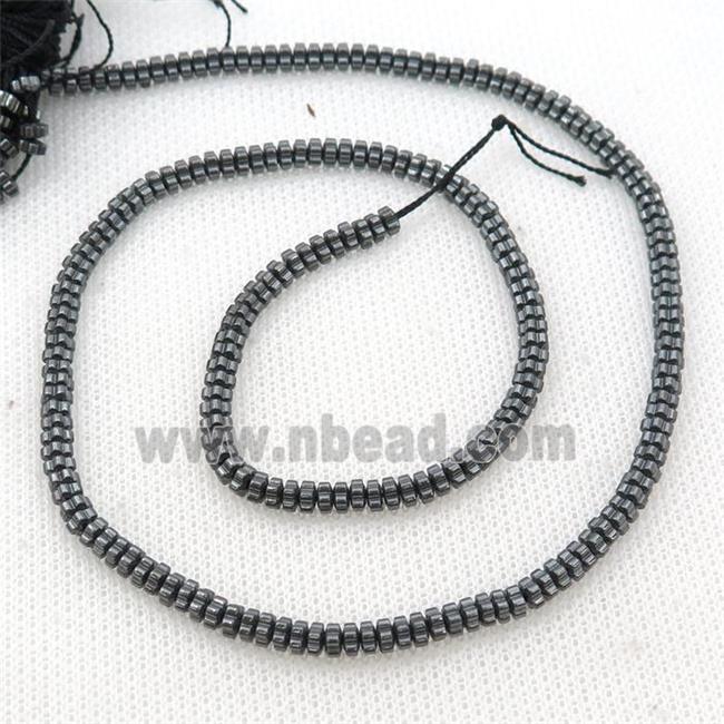 Hematite Flower Spacer Beads Black