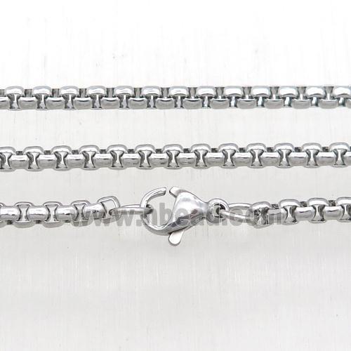 raw Stainless Steel Necklace Chain
