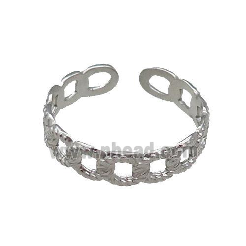Raw Stainless Steel Ring