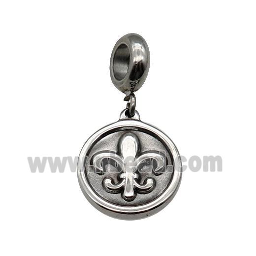Stainless Steel Pendant Antique Silver