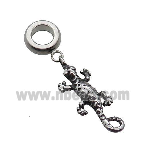 Stainless Steel Cabrite Pendant Antique Silver