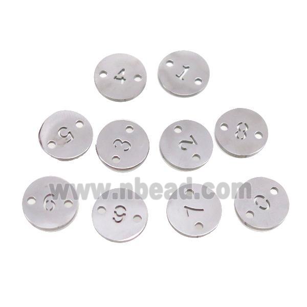 Raw Stainless Steel Circle Connector Mix Number