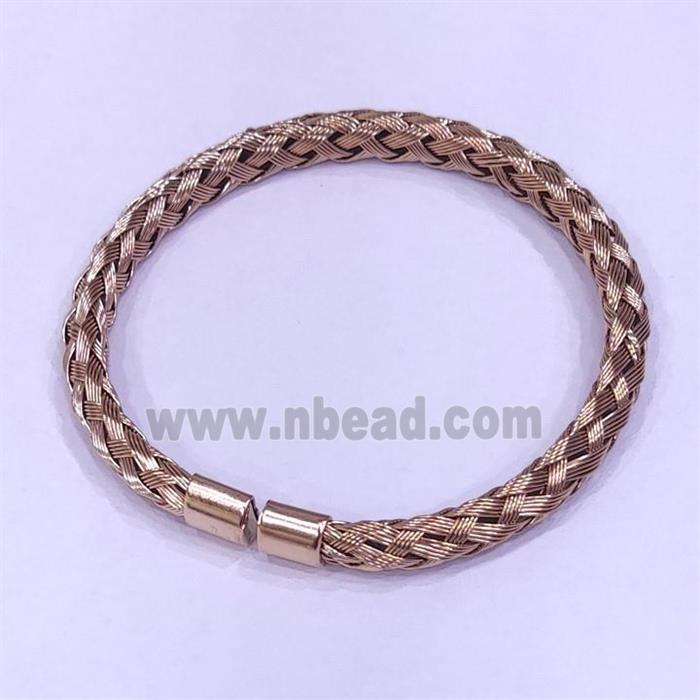 Stainless Steel Bangle Rose Gold