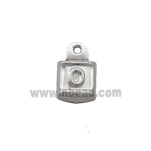 Raw Stainless Steel Pendant