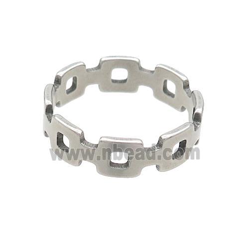 Raw Stainless Steel Rings