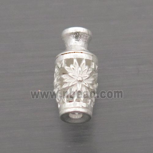 Sterling Silver Beads Vase Hollow