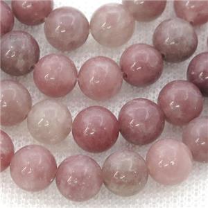 Violet Quartz Beads, round, approx 8mm dia