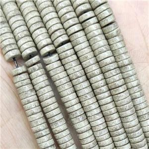 Oxidative Agate Heishi Beads, approx 4mm