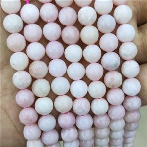 Natural Chinese Pink Opal Beads Smooth Round, approx 10mm dia