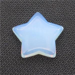 White Opalite Star Pendant Undrilled, approx 30mm