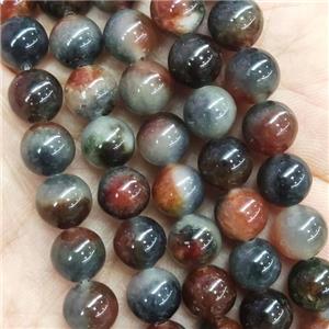 round Jade Beads, multicolor, dye, approx 10mm dia