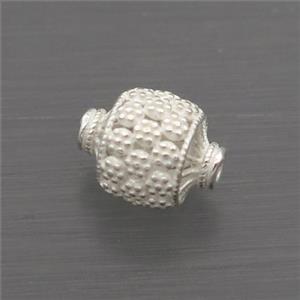 Sterling Silver Beads, approx 6-8mm