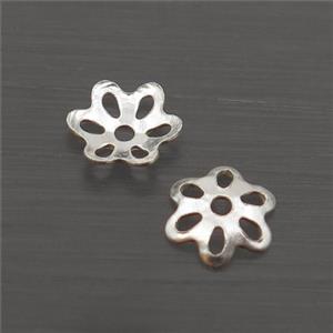 Sterling Silver Beadcaps, approx 5mm