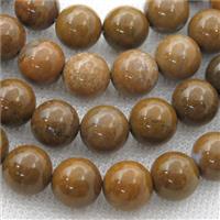 Oak Jasper Beads, round, approx 8mm dia