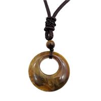 tiger eye stone necklace, approx 25mm, 3mm