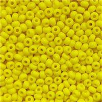 Yellow Glass Seed Beads Pony Rondelle A-Grade, approx 2mm, 3500pcs