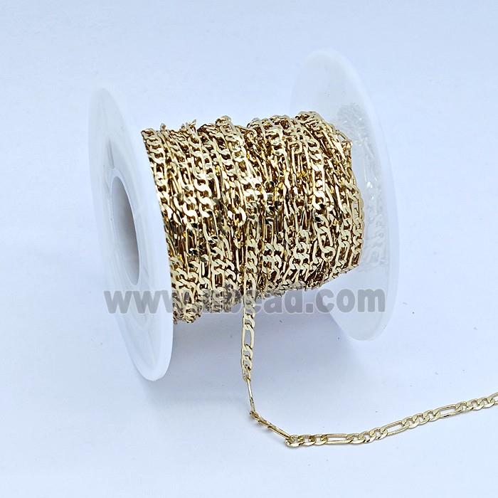 Copper Chain, Gold Plated
