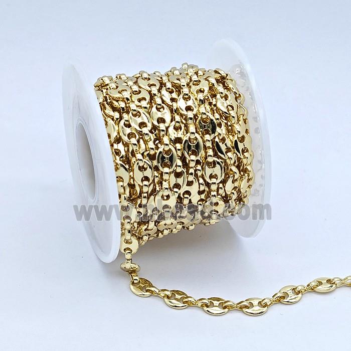 Copper Chain, Gold Plated