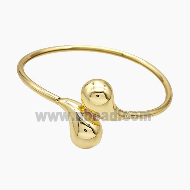 Copper Bangle Gold Plated