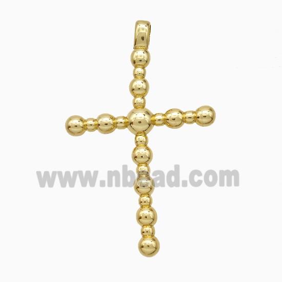 Copper Cross Pendant Gold Plated